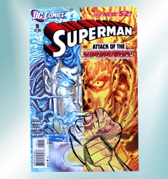 DC Comics Superman The New 52! Comic No. 5: Attack of the Superpowers